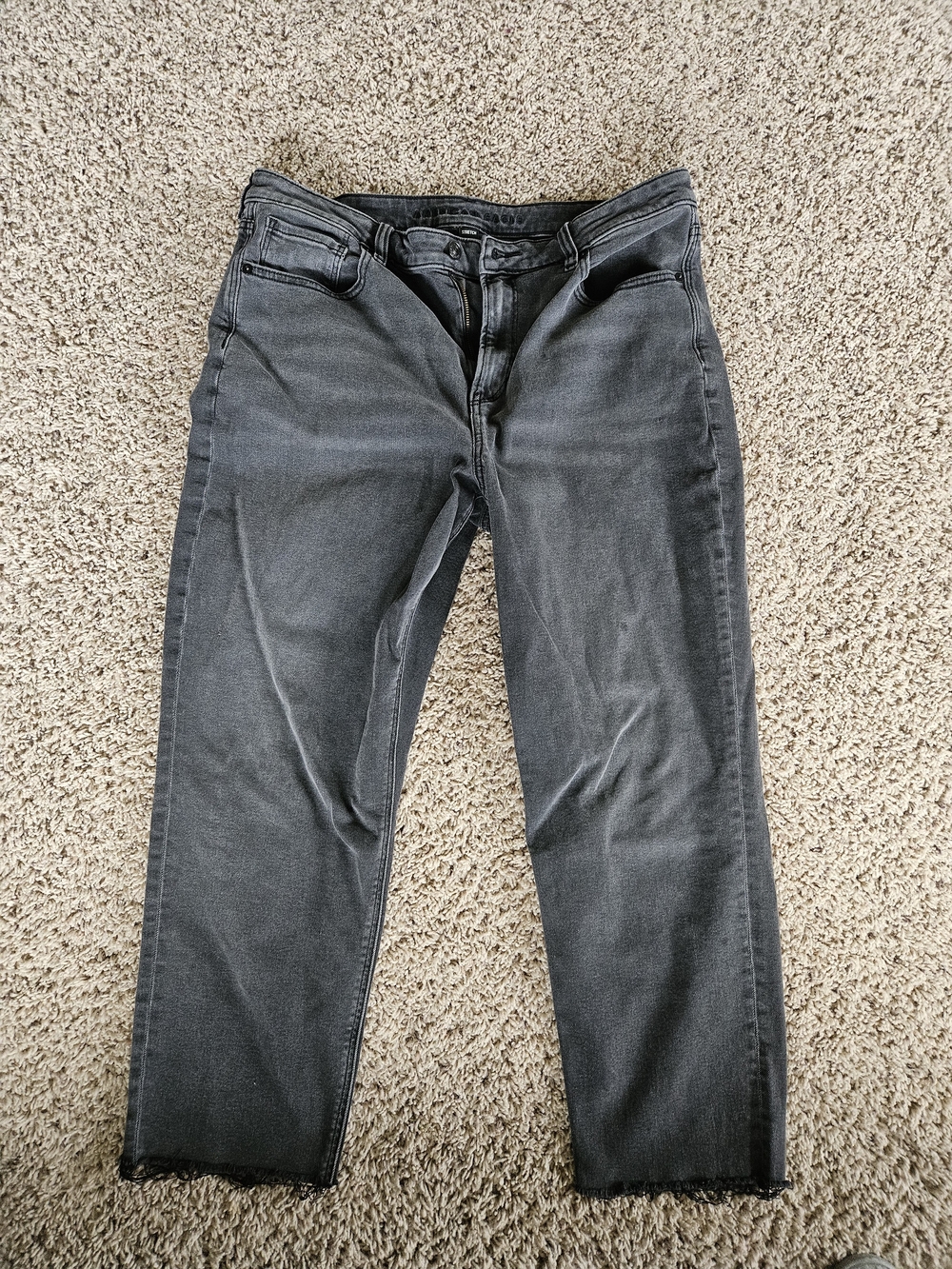 American Eagle Outfitters Charcoal Slim Straight Jeans